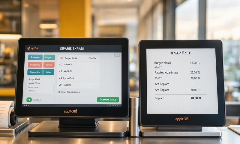 appKobi Go POS Mobil Garson Adisyon Sistemi